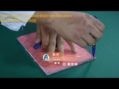 جهاز اختبار اللهب الرأسي للمنسوجات الملابس الواقية شاشة LCD 36kg