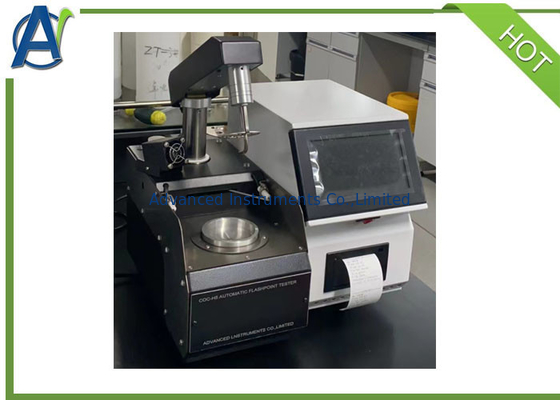 ASTM D92 محلل نقطة فلاش أوتوماتيكي بالكامل كليفلاند مفتوح الكأس