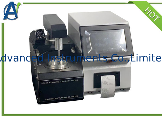 اختبار ASTM D92 التلقائي بالكامل لـ Cleveland Open Cup Flash Point مع شاشة LCD