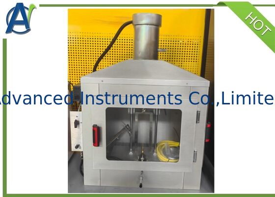 جهاز اختبار قابلية اشتعال مواد البناء ISO 11925-2 جهاز اختبار مصدر اللهب الأحادي