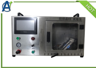 ASTM D 1230 معدات اختبار قابلية النسيج للاشتعال تحت احتراق 45 درجة