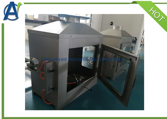 اختبار مصدر اللهب الفردي أداة اختبار القابلية للاشتعال EN ISO 11925-2 و DIN 53438